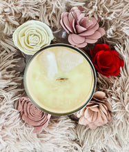 Load image into Gallery viewer, Rose Quartz Crystal Candle
