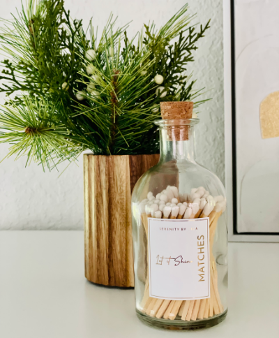 Apothecary Match Bottle